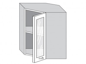1.60.3у Шкаф настенный (h=720) угловой на 600мм со стекл. дверцей в Гремячинске - gremyachinsk.магазин96.com | фото