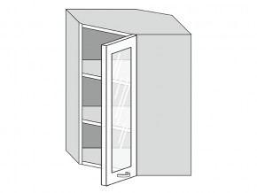 19.60.3у Шкаф настенный (h=913) угловой на 600мм со стекл. дверцей в Гремячинске - gremyachinsk.магазин96.com | фото