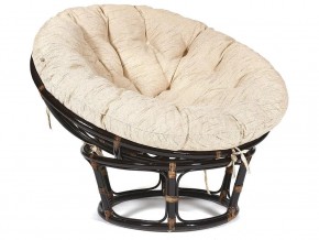 Кресло Papasan 23/01 W с подушкой Antique brown, ткань Старт в Гремячинске - gremyachinsk.магазин96.com | фото