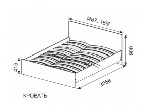 Кровать 1600х2000 ортопедическое основание в Гремячинске - gremyachinsk.магазин96.com | фото