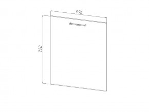 П 60 Комплект для посудомоечной машины 600 мм (цоколь + фасад) ЛДСП в Гремячинске - gremyachinsk.магазин96.com | фото